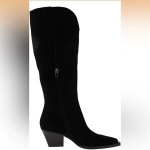 Dolce Vita Raj Knee High Black Leather Boots 6.5